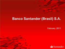 Banco Santander (Brasil) S.A