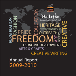 Ilifa Lethu Foundation 2009/10 Annual Report