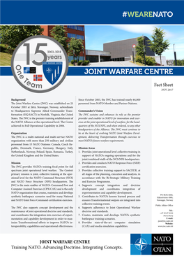 Wearenato Joint Warfare Centre