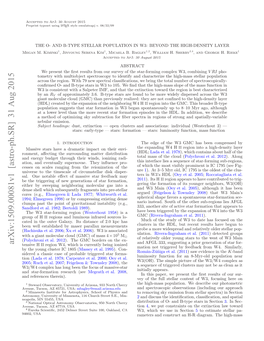 The O-And B-Type Stellar Population in W3: Beyond the High-Density Layer