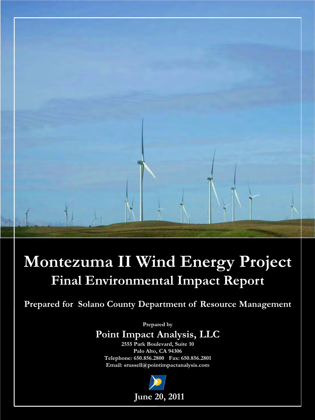 Montezuma II Wind Energy Project Final Environmental Impact Report