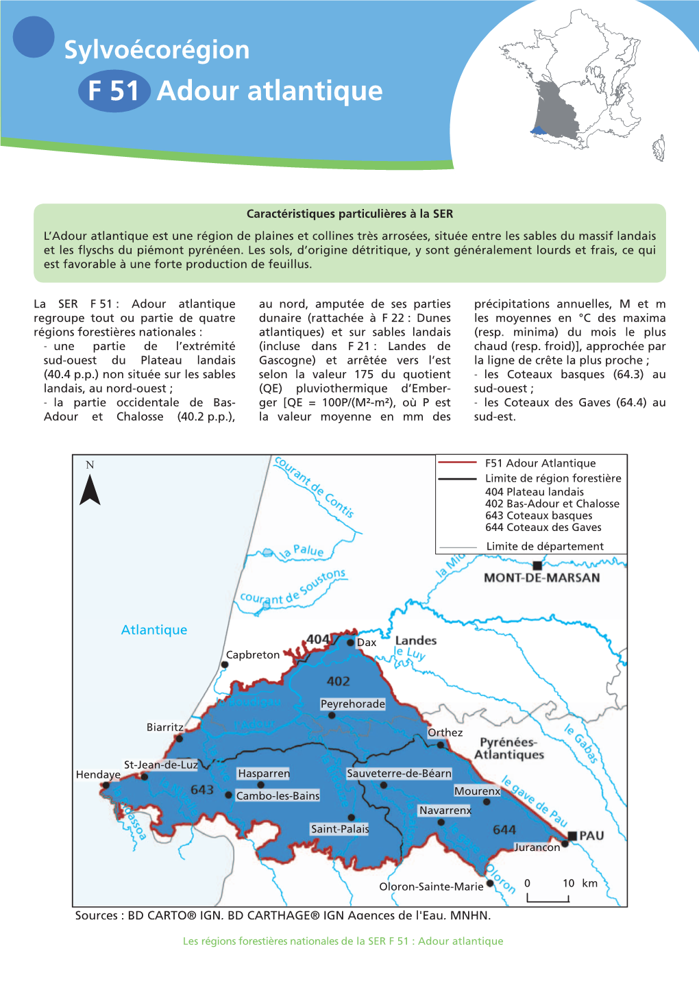 Sylvoécorégion F 51 Adour Atlantique