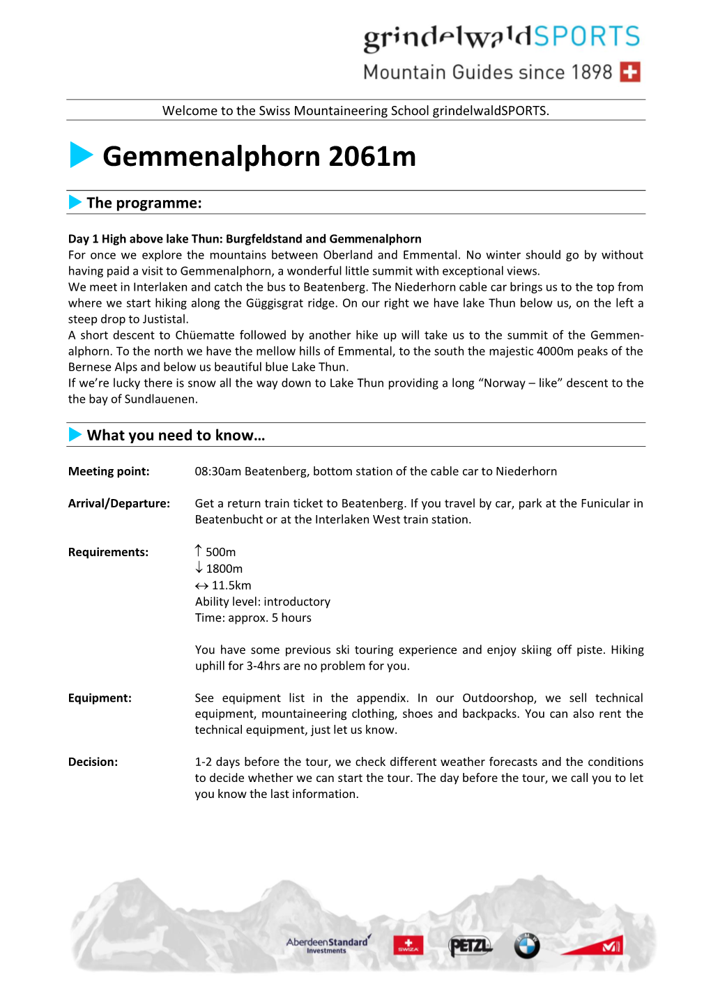 Gemmenalphorn 2061M