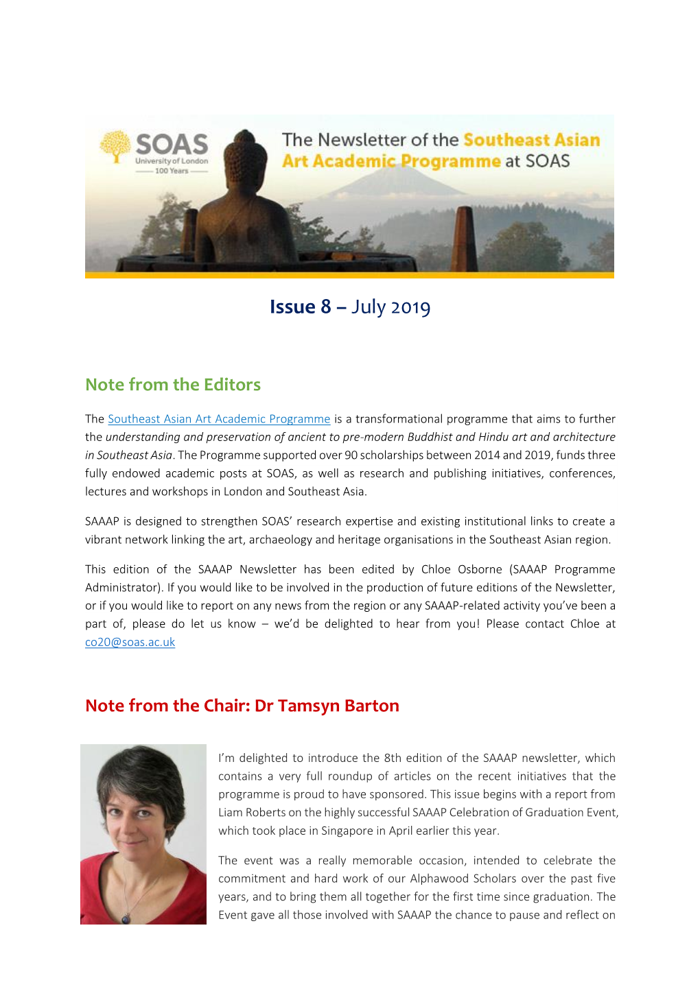 Issue 8 – July 2019