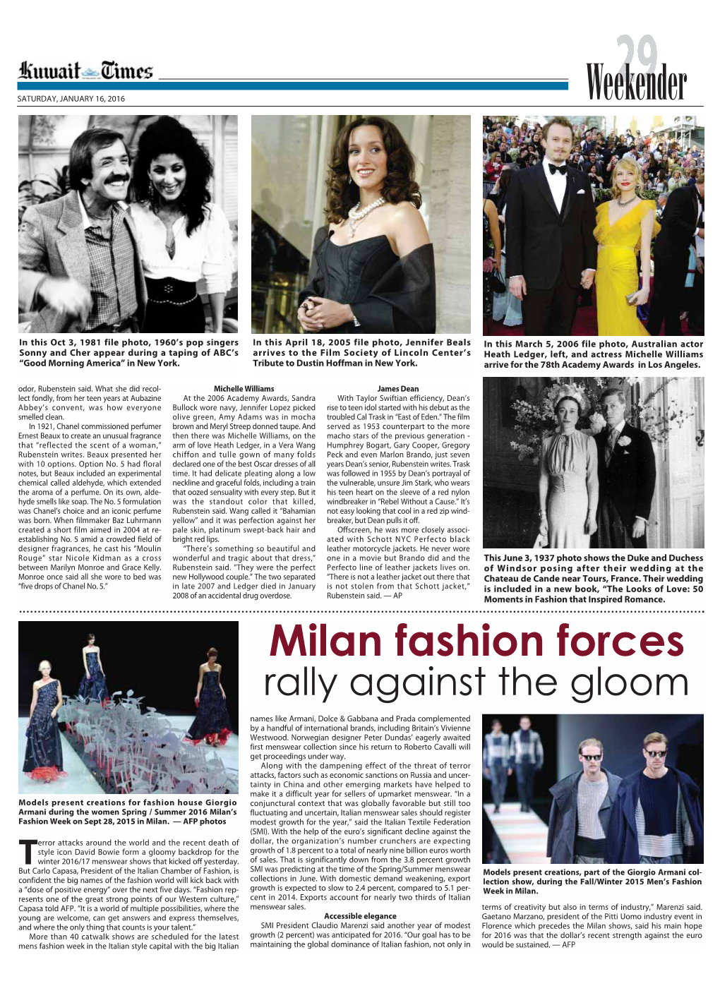 Milan Fashion Forces Rally Against the Gloom