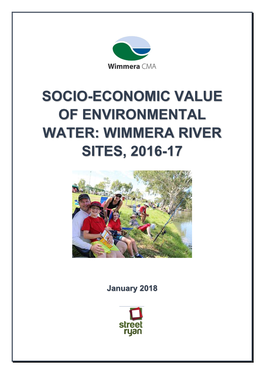 Socio-Economic Value of Environmental Water: Wimmera River Sites, 2016-17