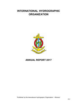 International Hydrographic Organization Annual Report 2017