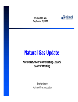 Natural Gas Update