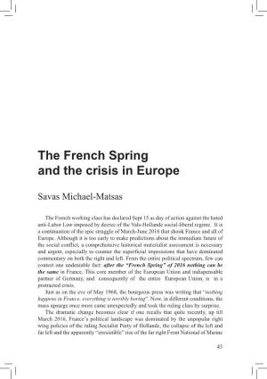 The French Spring and the Crisis in Europe