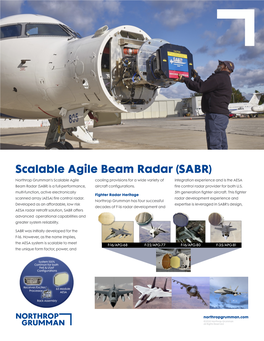Scalable Agile Beam Radar (SABR)