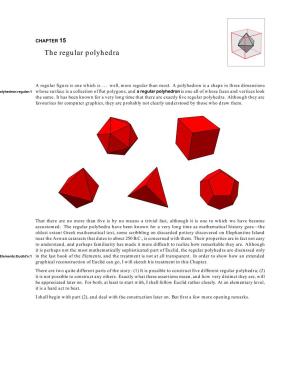 The Regular Polyhedra