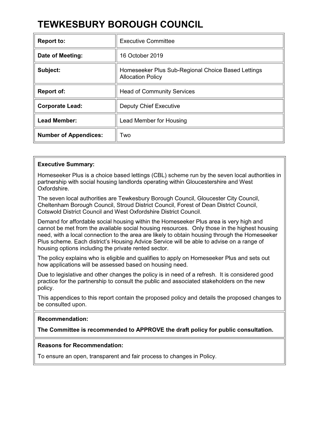 Homeseeker+ Policy Report PDF 203 KB