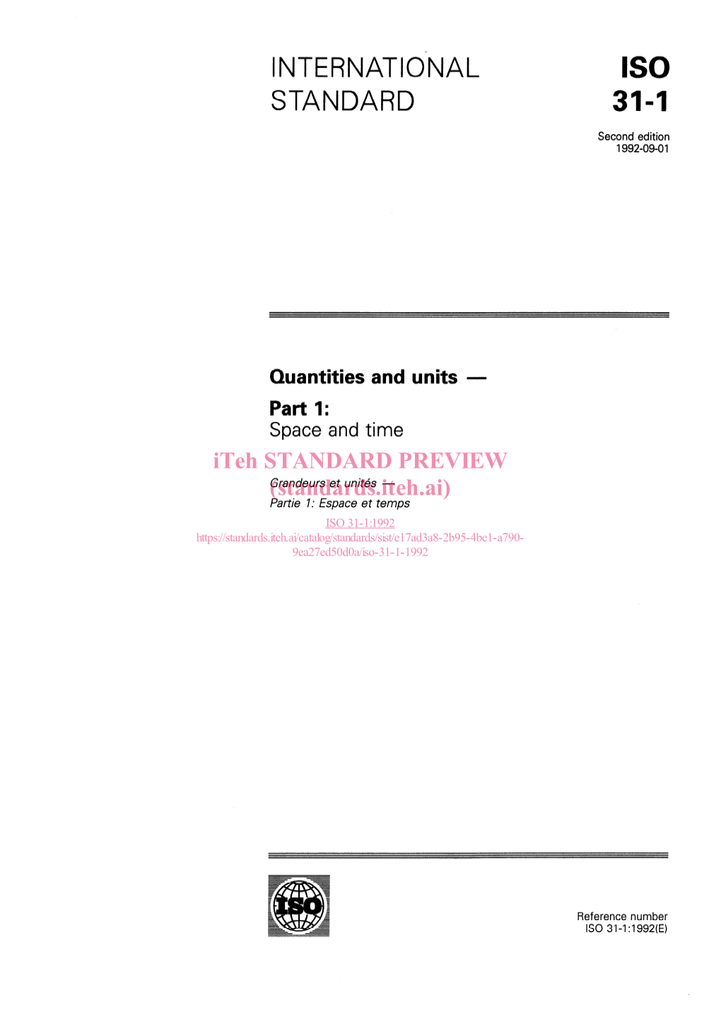 Is0 31-1:1992(E) Is0 31=1:1992(E)