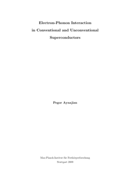 Electron-Phonon Interaction in Conventional and Unconventional Superconductors