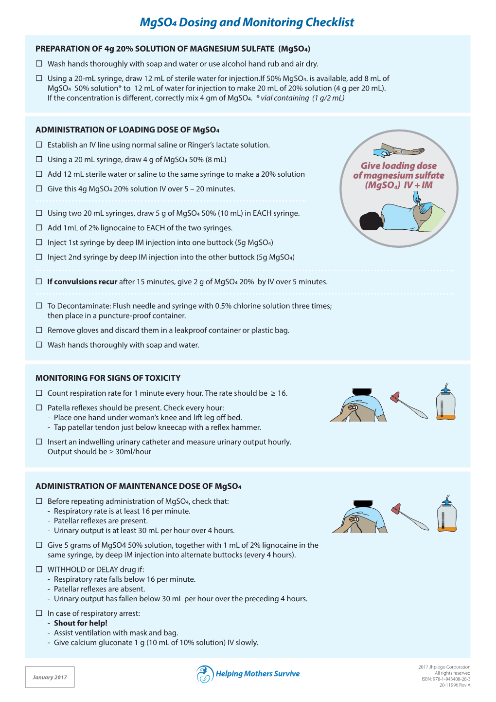 Mgso4 Dosing and Monitoring Checklist - DocsLib