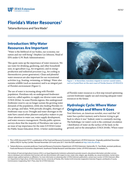 Florida's Water Resources1