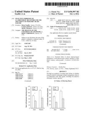 (12) United States Patent (10) Patent No.: US 9,456,997 B2 Stauffer Et Al
