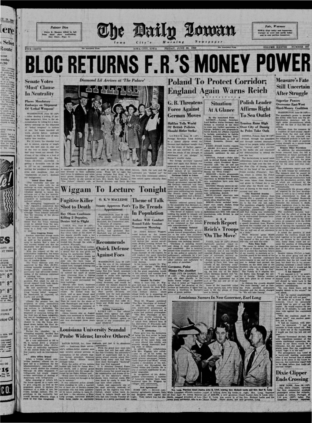 Daily Iowan (Iowa City, Iowa), 1939-06-30