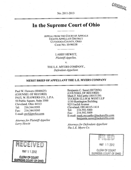 ^^^^^J^14 in the Supreme Court of Ohio