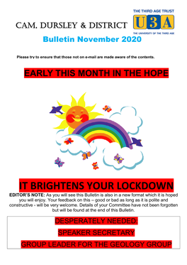 November 2020 Bulletin