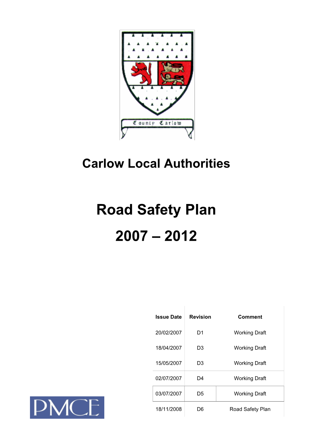 Road Safety Plan 2007 – 2012