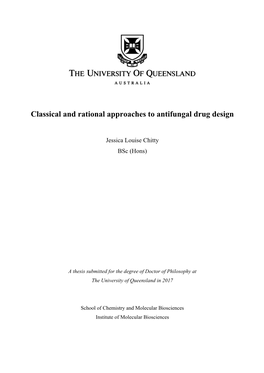 Classical and Rational Approaches to Antifungal Drug Design