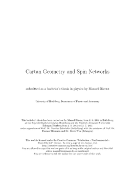 Cartan Geometry and Spin Networks