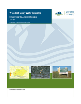 Wheatland County Water Resources