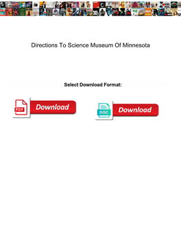Directions to Science Museum of Minnesota