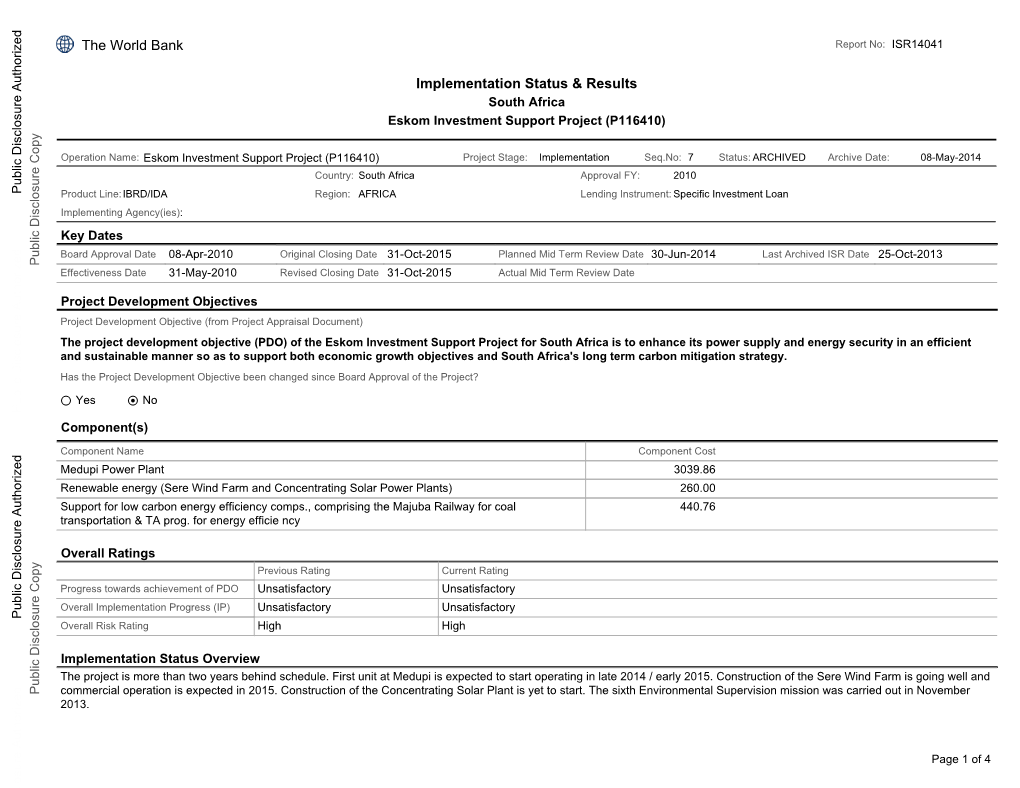 World Bank Documents