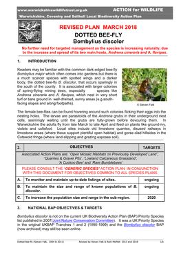 Warwickshire Local Biodiversity Action Plan