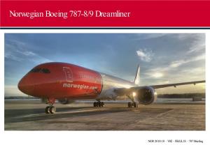 Norwegian Boeing 787-8/9 Dreamliner
