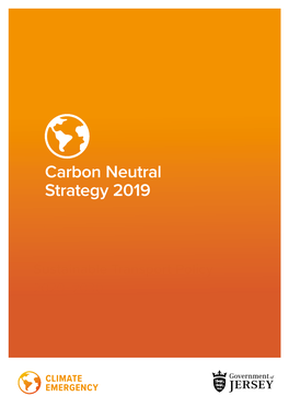 CLIMATE EMERGENCY Carbon Neutral Strategy 2019