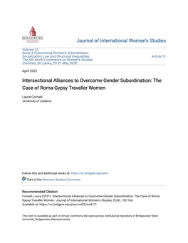 The Case of Roma-Gypsy Traveller Women