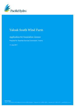 Yaloak South Wind Farm