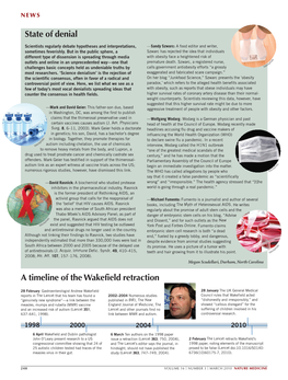 A Timeline of the Wakefield Retraction