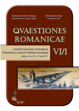 Quaestiones Romanicae VI/1