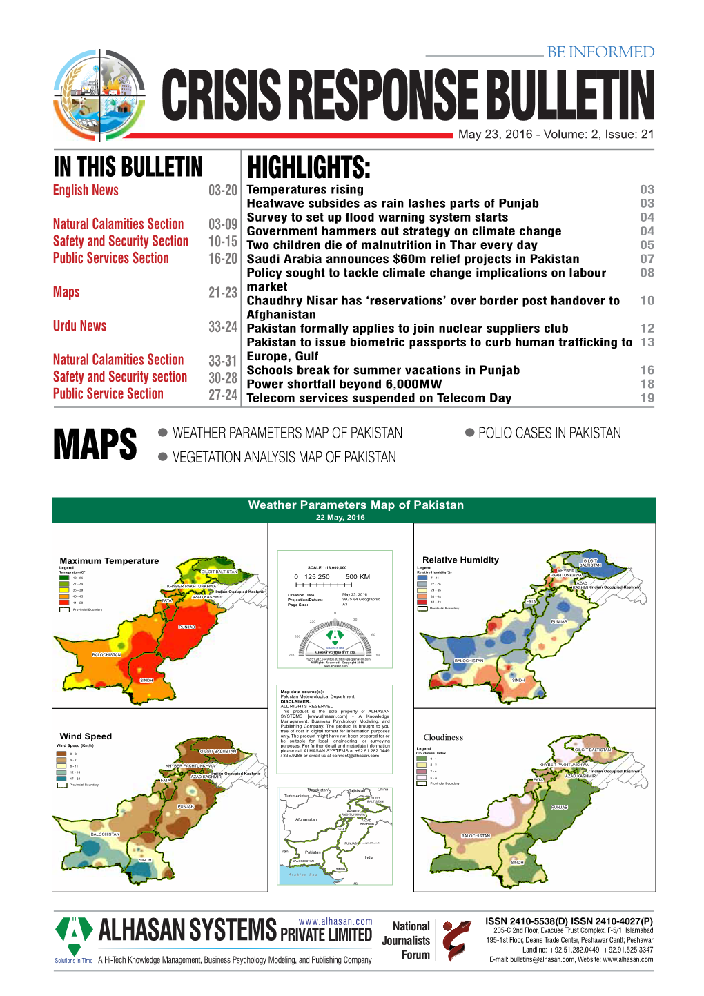 Crisis Response Bulletin Page 17-32