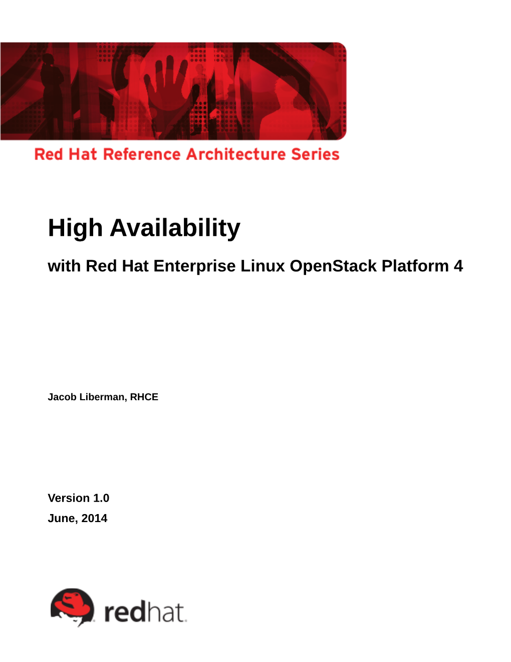 High Availability with Red Hat Enterprise Linux Openstack Platform 4