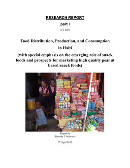 Food Distribution, Production, And