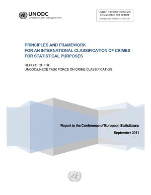Principles and Framework for an International Classification of Crimes for Statistical Purposes