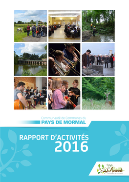 Rapport D'activités 2016