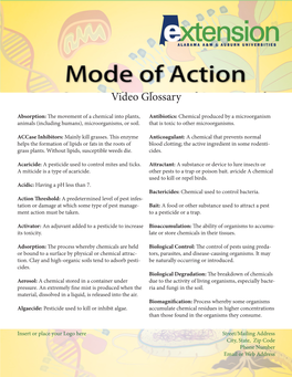Download a PDF of the MOA Video Glossary of Terms