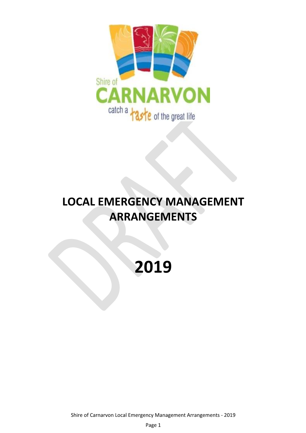 Local Emergency Management Arrangements