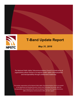 T-Band Update Report