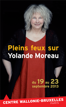 Pleins Feux Sur Yolande Moreau