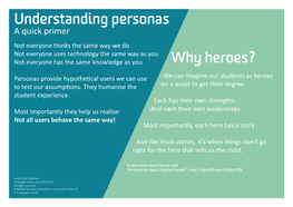 Understanding Personas Why Heroes?