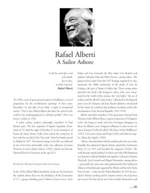 Rafael Alberti a Sailor Ashore