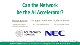 Can the Network Be the AI Accelerator?