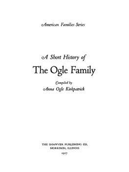 The Ogle Family
